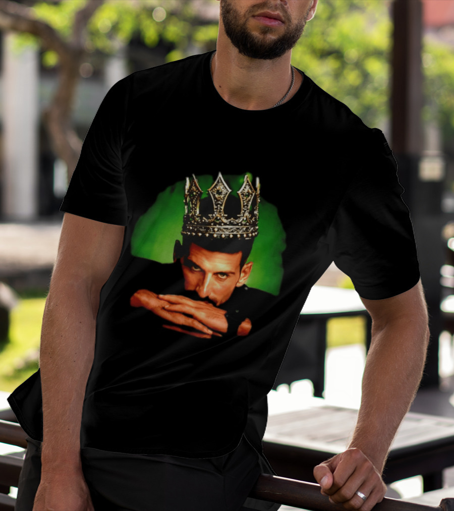 Wimbledon 2026 Novak Djokovic King/Iconic Tennis Champion T-Shirt