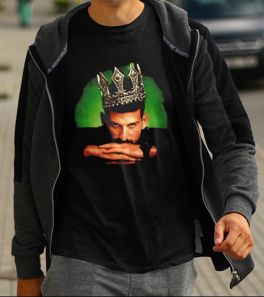 Wimbledon 2026 Novak Djokovic King/Iconic Tennis Champion T-Shirt