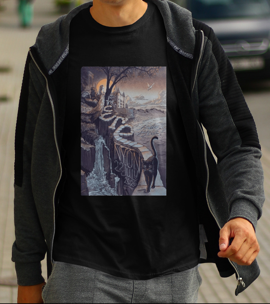 The Cure Paléo Festival Nyon 23 July 2026 Cat And Castle Scenic Pathway T-Shirt