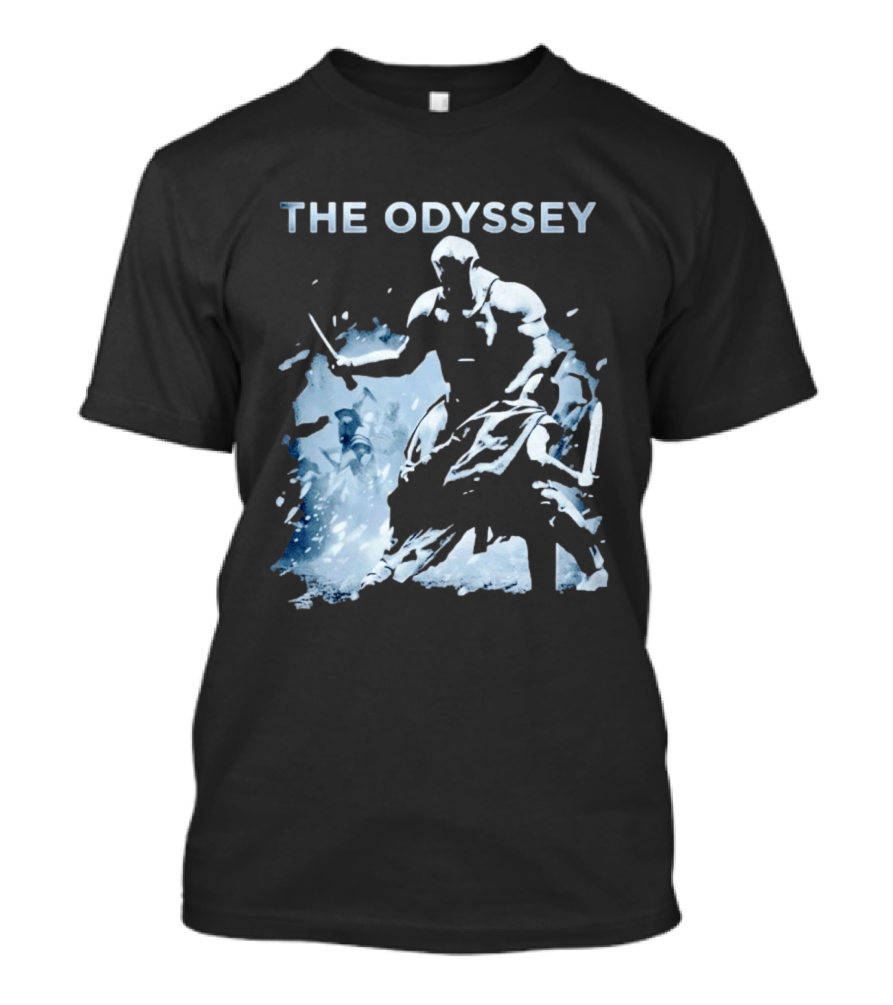 The Odyssey Warrior Dual Blade Combat Hooded Adventure T-Shirt