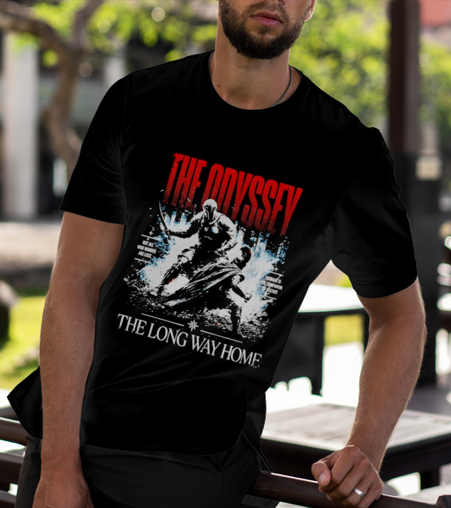 The Odyssey The Long Way Home Skiing Adventure T-Shirt