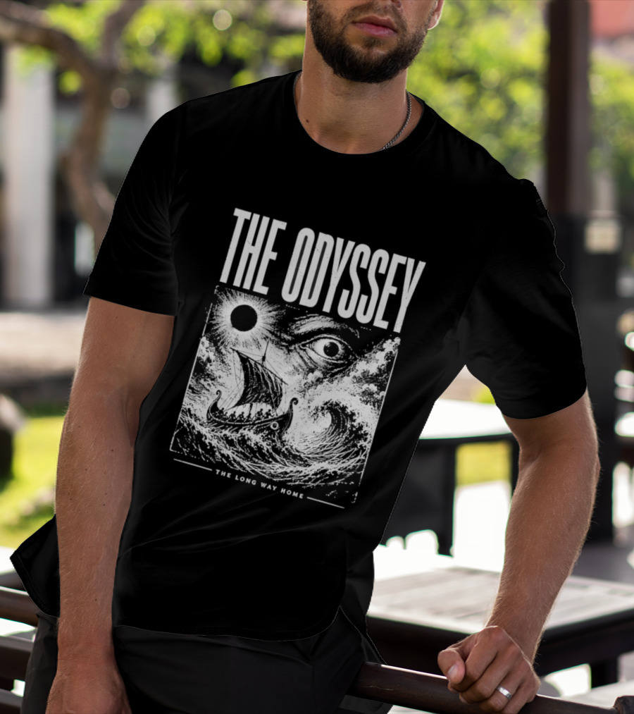 The Odyssey The Long Way Home Greek Mythology Sea Adventure T-Shirt