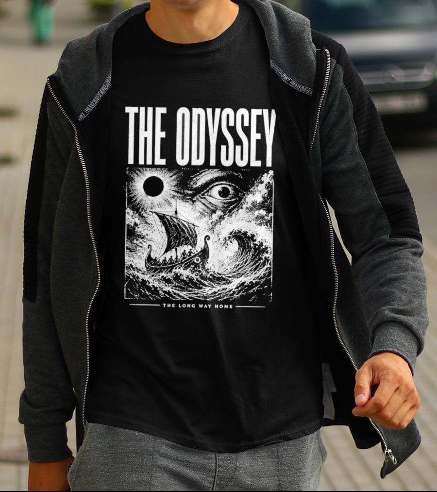 The Odyssey The Long Way Home Greek Mythology Sea Adventure T-Shirt