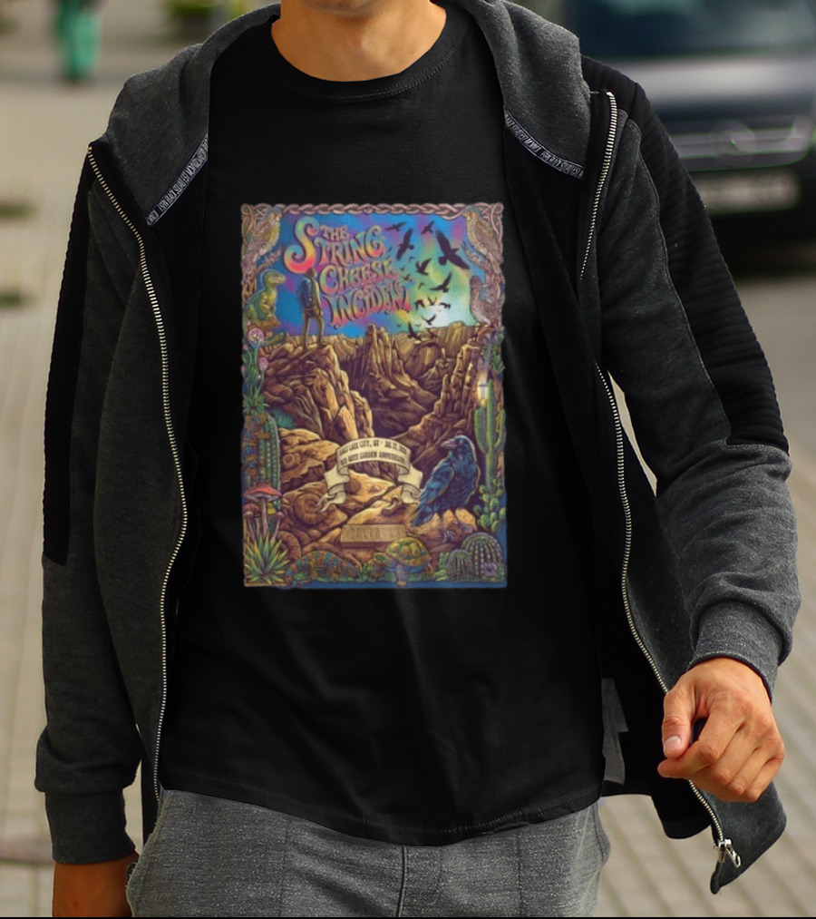 The String Cheese Incident Salt Lake City UT 7 22 2026 Red Butte Garden Amphitheatre T-Shirt