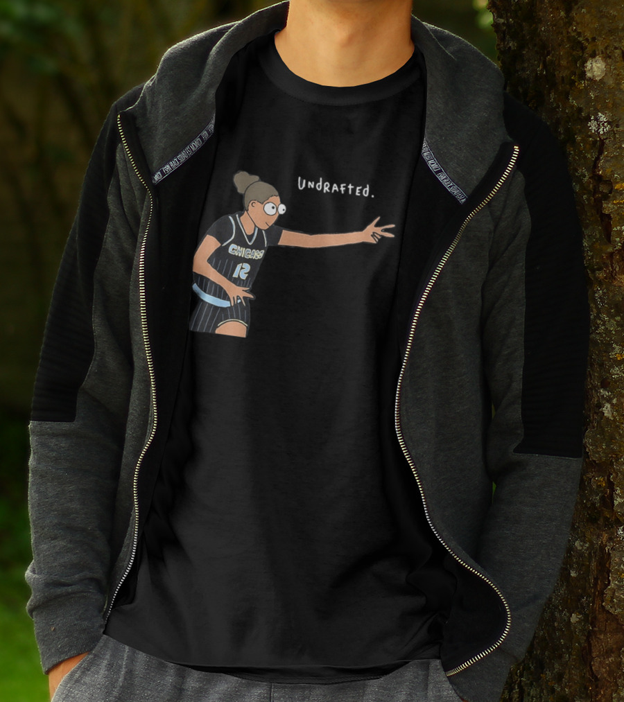 Undrafted Sydney Taylor Chicago Sky WNBA Basketball Player 12 T-Shirt