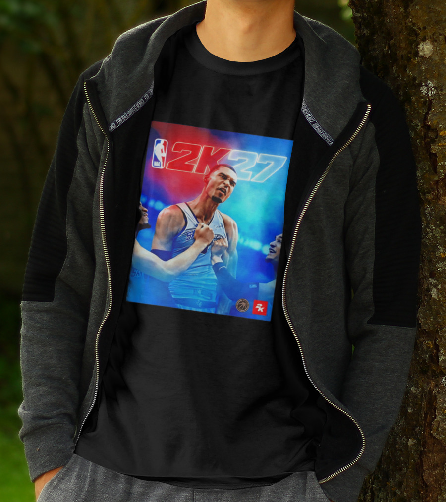 NBA 2K27 Victor Wembanyama San Antonio Spurs T-Shirt