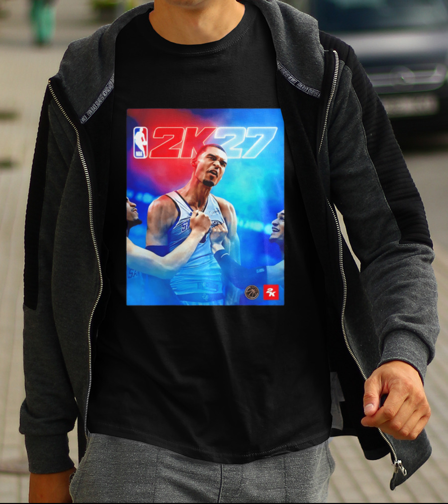 NBA 2K27 Victor Wembanyama San Antonio Spurs T-Shirt