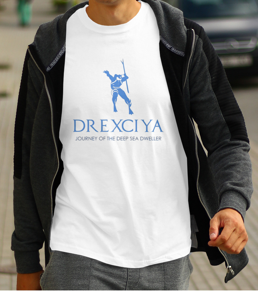 Drexciya Journey Of The Deep Sea Dweller Blue Diver T-Shirt