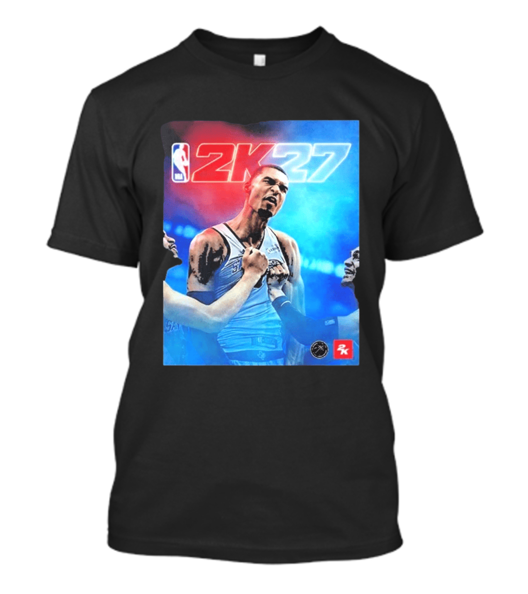 Victor Wembanyama NBA 2K27 Cover Athlete Basketball Gaming 2K Sports T-Shirt