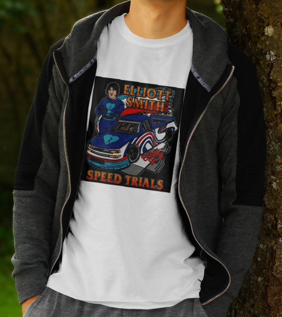 Elliott Smith Speed Trials Racing Car T-Shirt
