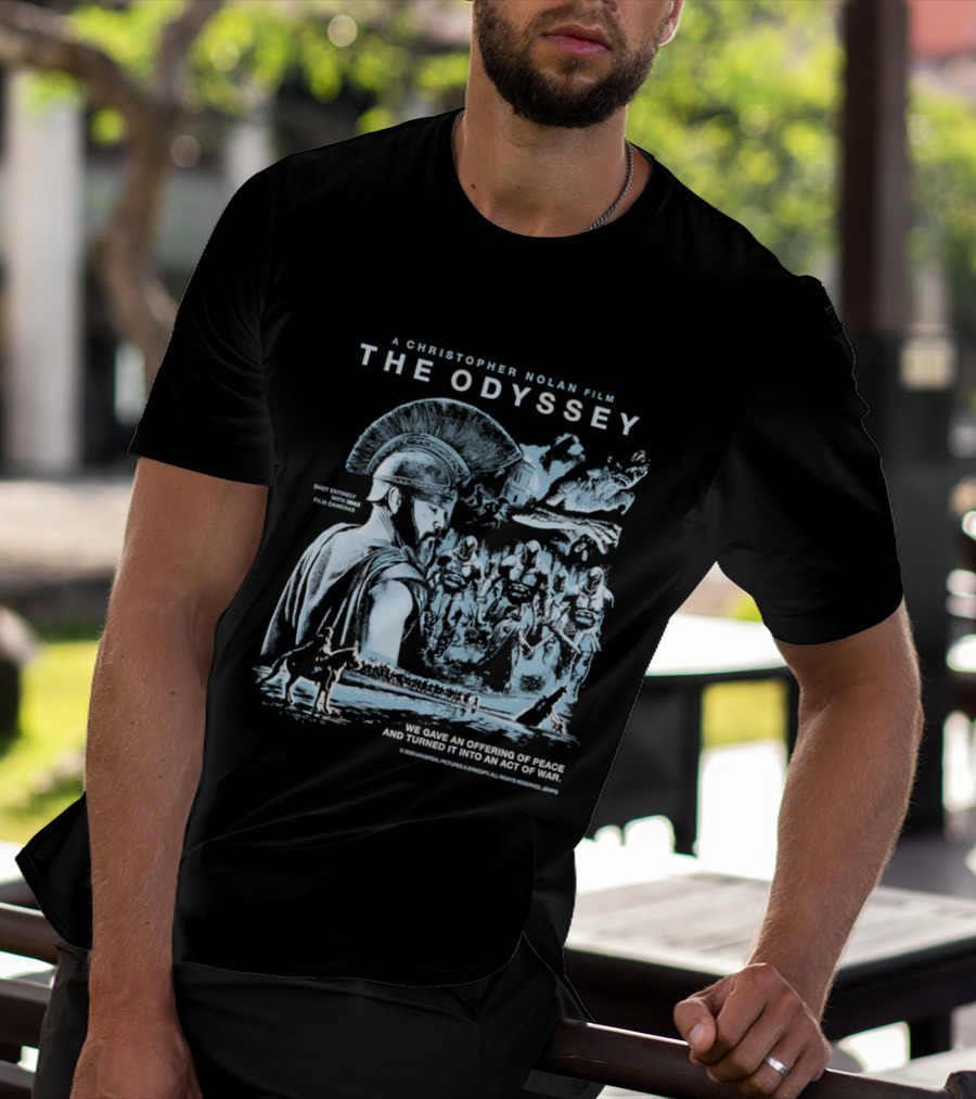 Christopher Nolan Film The Odyssey Offering Of Peace Act Of War T-Shirt