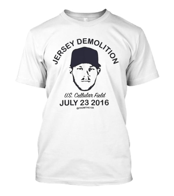 Jersey Demolition Event U.S. Cellular Field July 23 2016 T-Shirt