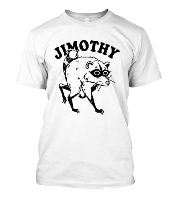 Jimothy Raccoon Doodle Sketch T-Shirt