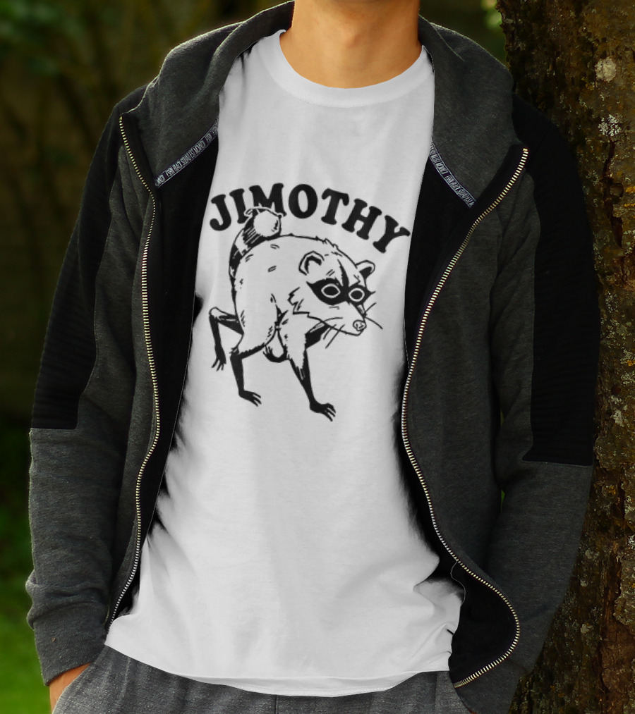 Jimothy Raccoon Doodle Sketch T-Shirt