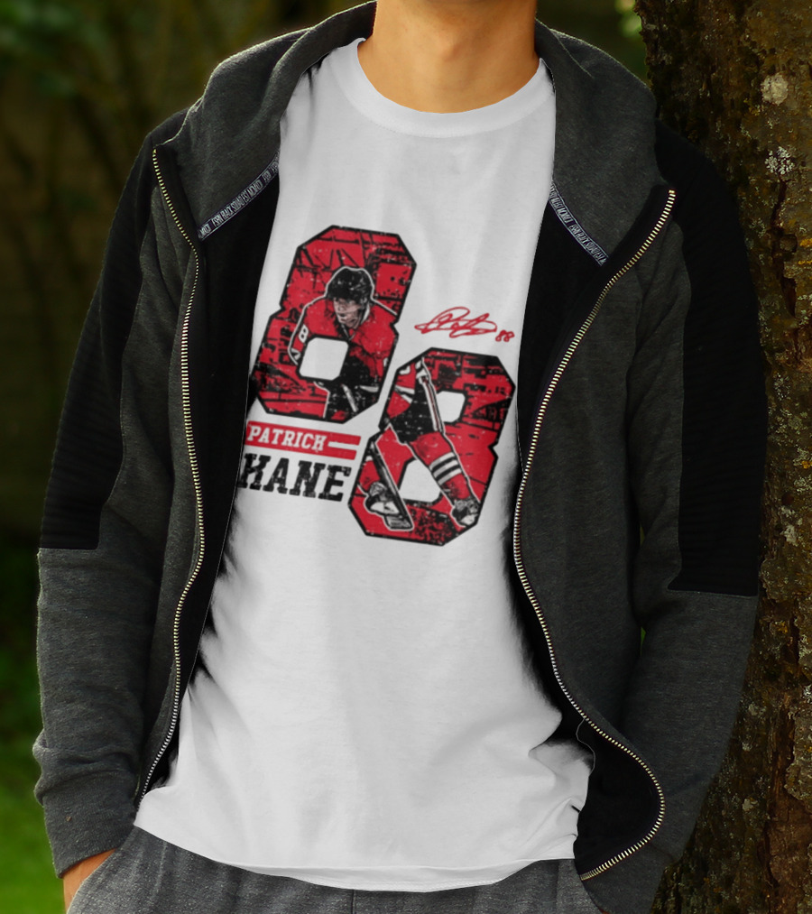 Patrick Kane Chicago Blackhawks 88 Comic Style Collaboration T-Shirt