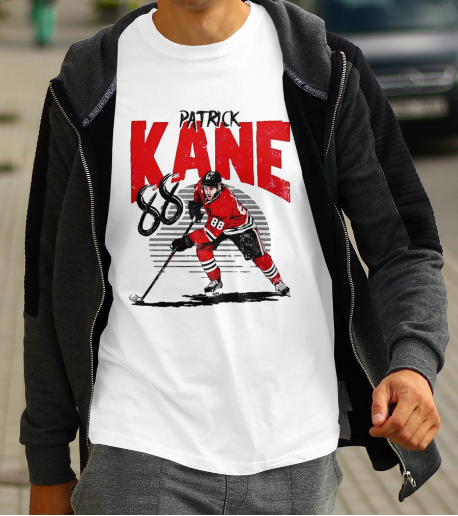 Patrick Kane 88 Chicago Blackhawks Hockey Player Victory T-Shirt