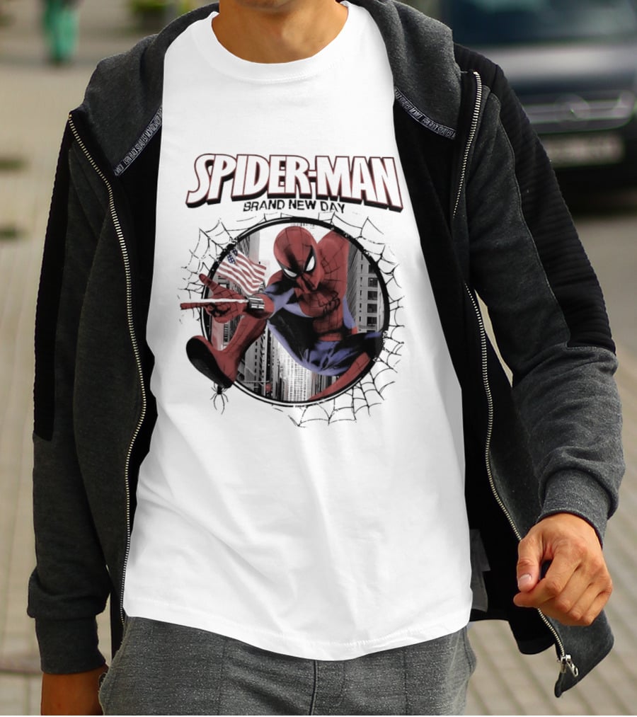 Spider Man Brand New Day Web Slinging T-Shirt