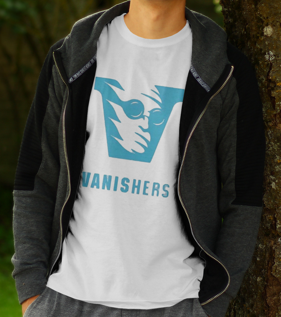Sussex Vanishers Ghostly Specter Team Vanishers Blue T-Shirt