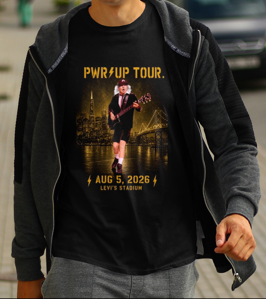 Pwr Up Tour 2026 San Francisco Levi's Stadium August 5 ACDC North America T-Shirt