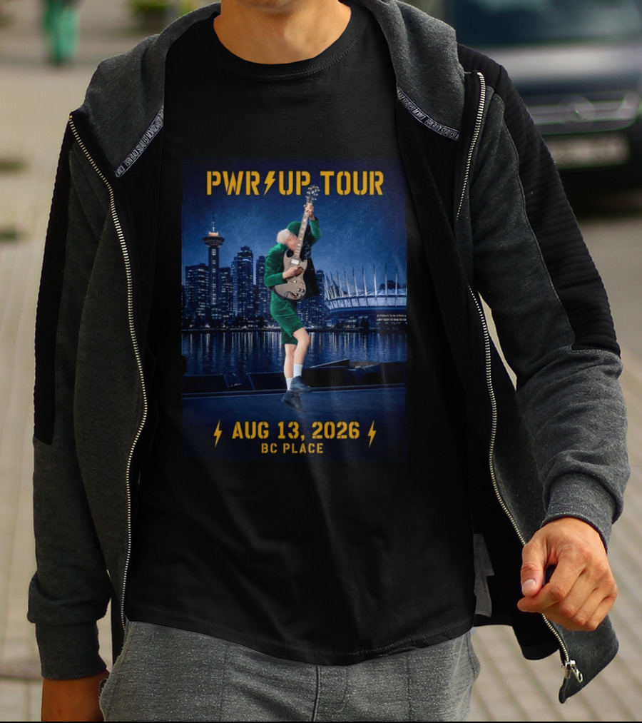 Pwr Up Tour August 13 2026 BC Place Vancouver BC T-Shirt