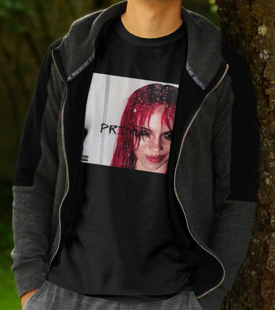 Adela Jergova Prima New Album Cover 2026 Pink Hair T-Shirt