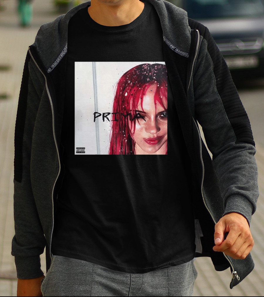 Adela Jergova Prima New Album Cover 2026 Pink Hair T-Shirt