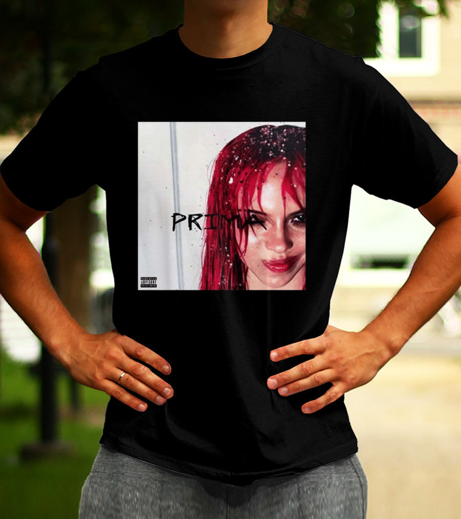 Adela Jergova Prima New Album Cover 2026 Pink Hair T-Shirt