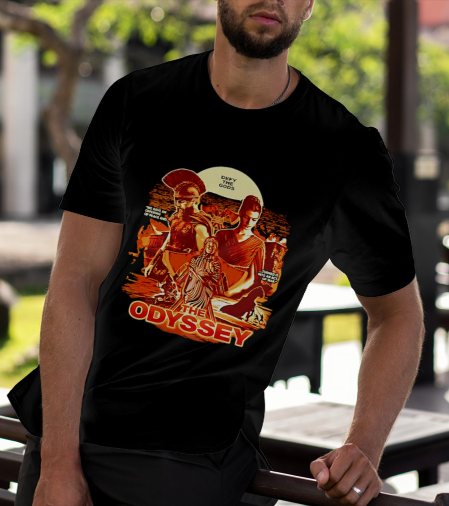 The Odyssey Defy The Gods Offering Of Peace Into Act Of War T-Shirt