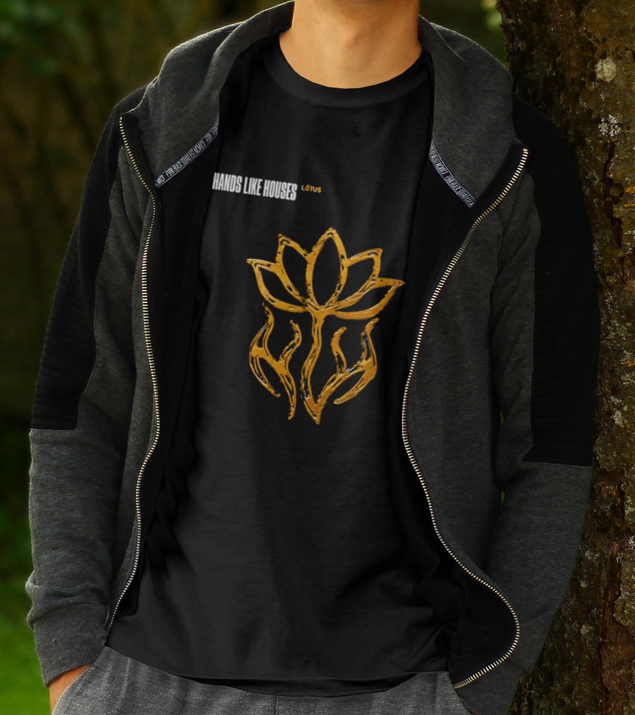 Hands Like Houses Lotus Symbol Yellow T-Shirt