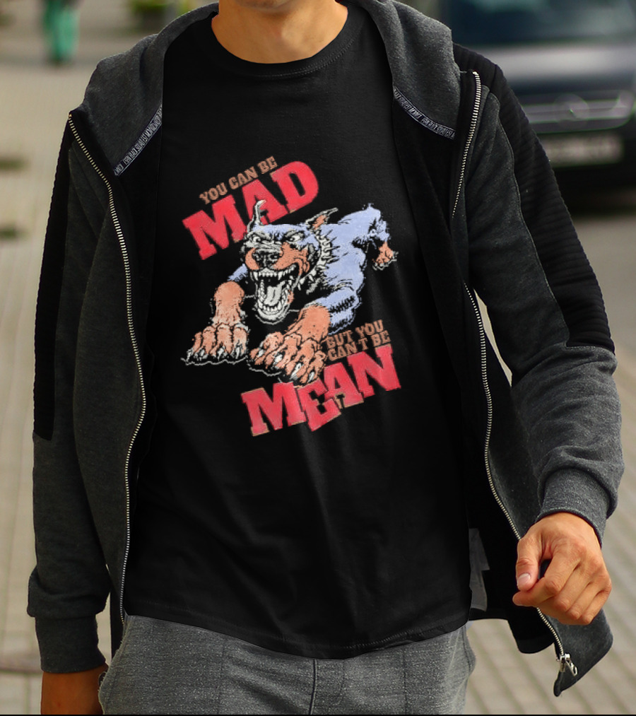You Can't Be Mad But You Can Be Mean Aggressive Doberman T-Shirt