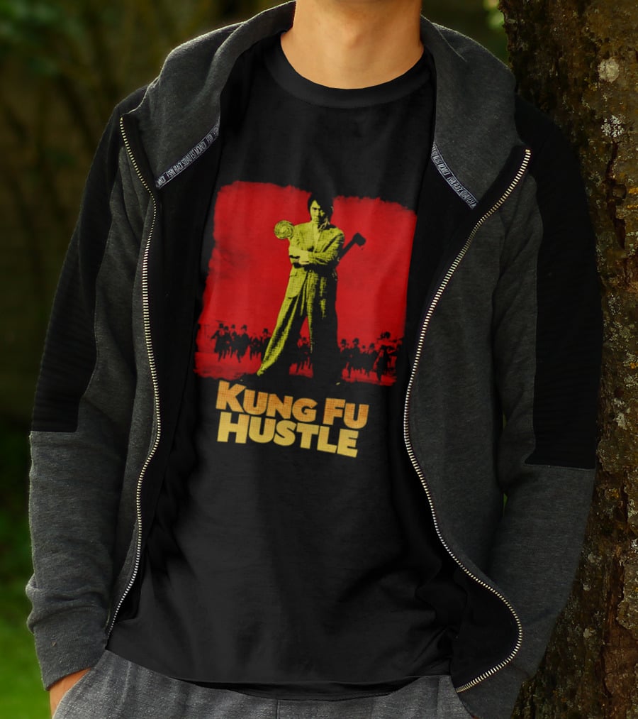 Kung Fu Hustle Axe Lollipop Scene Red T-Shirt
