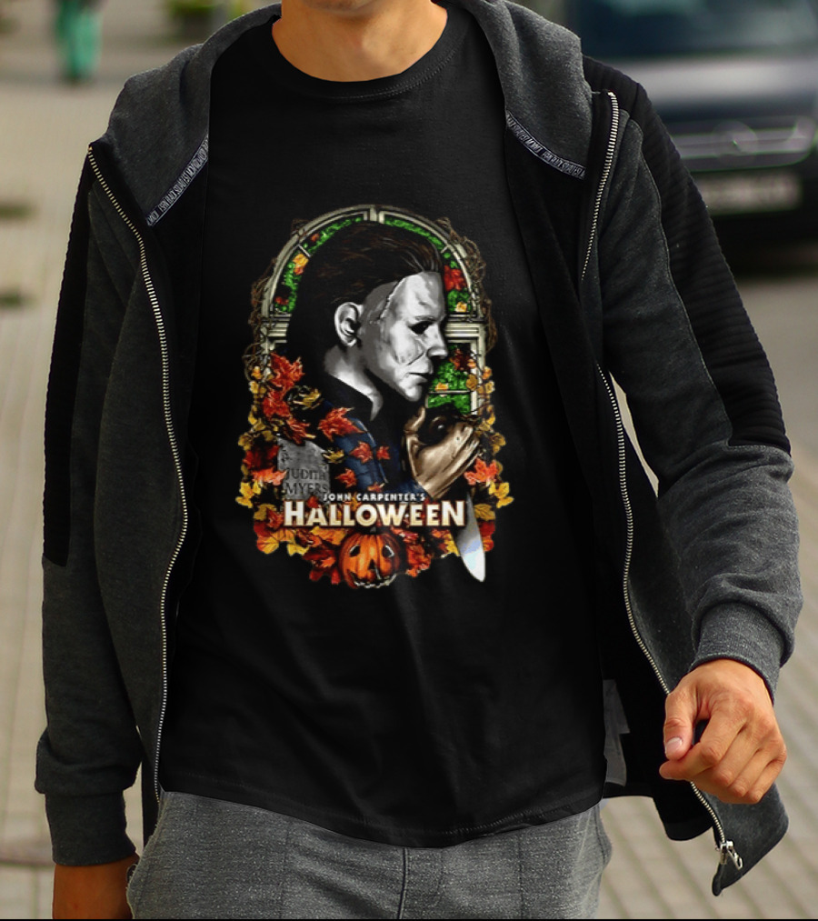 John Carpenter's Halloween Michael Myers 45 Years Of Terror Event T-Shirt