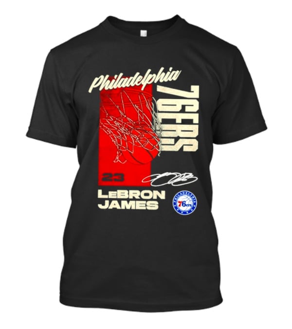 LeBron James 23 Philadelphia 76ers Basketball T-Shirt