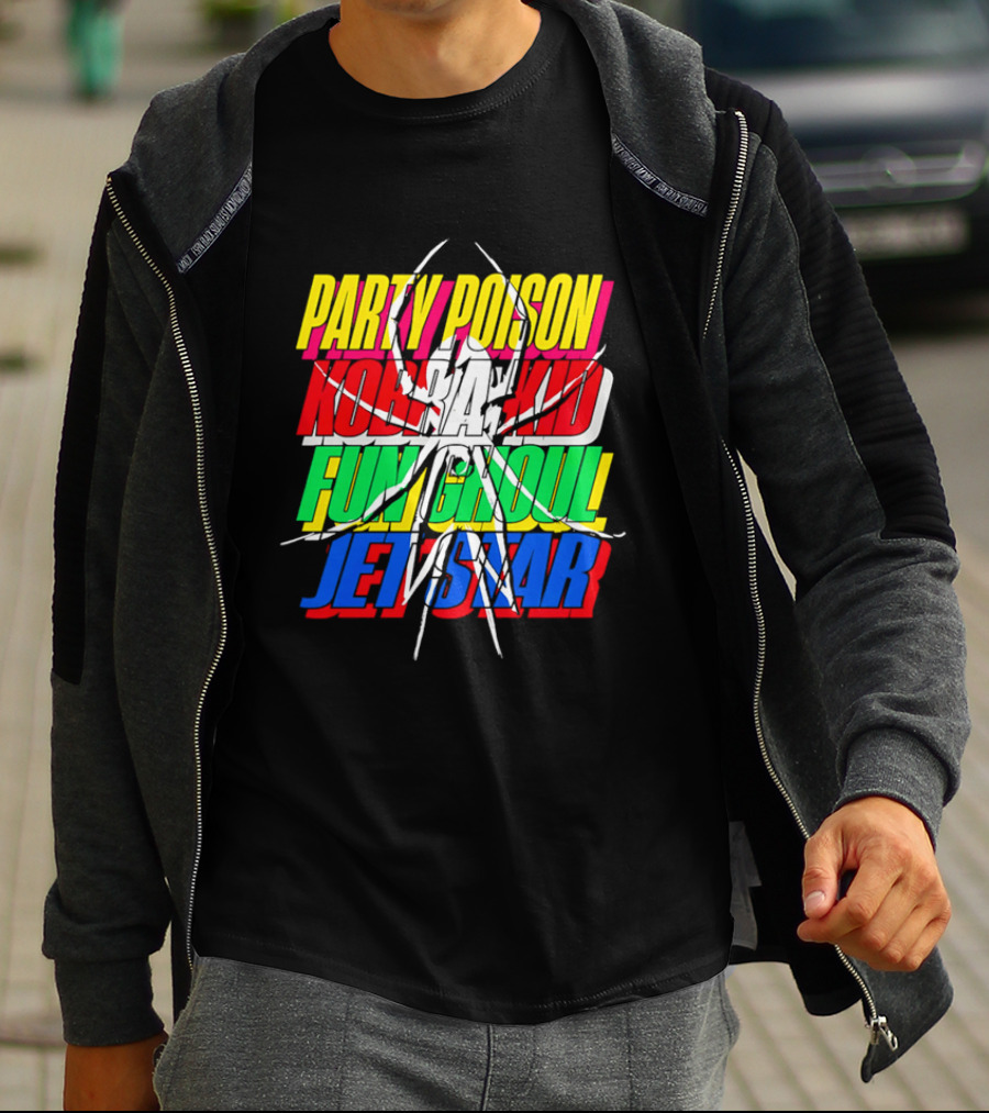 Party Poison Kobra Kid Fun Ghoul Jet Star My Chemical Romance The Fabulous Killjoys T-Shirt