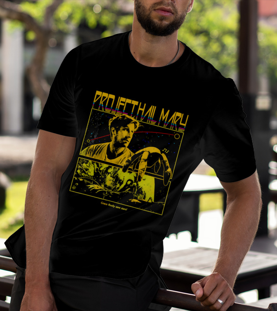 Project Hail Mary Rocky Grace Save The Stars T-Shirt