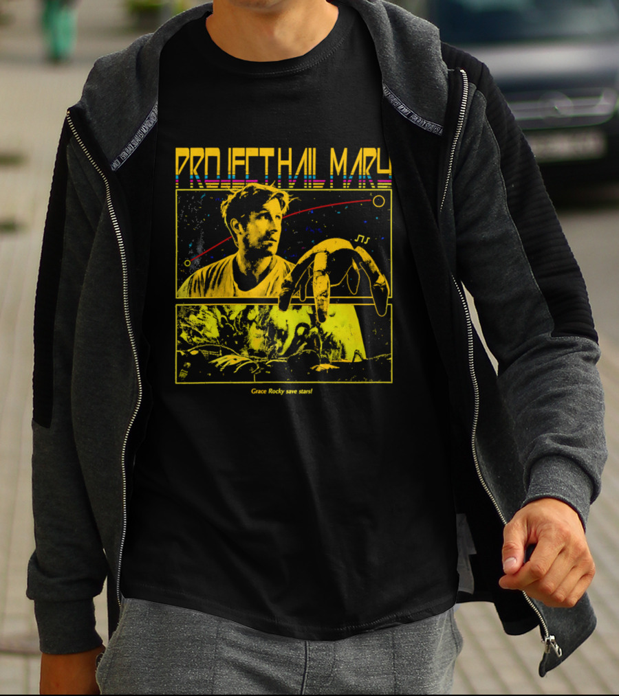 Project Hail Mary Rocky Grace Save The Stars T-Shirt