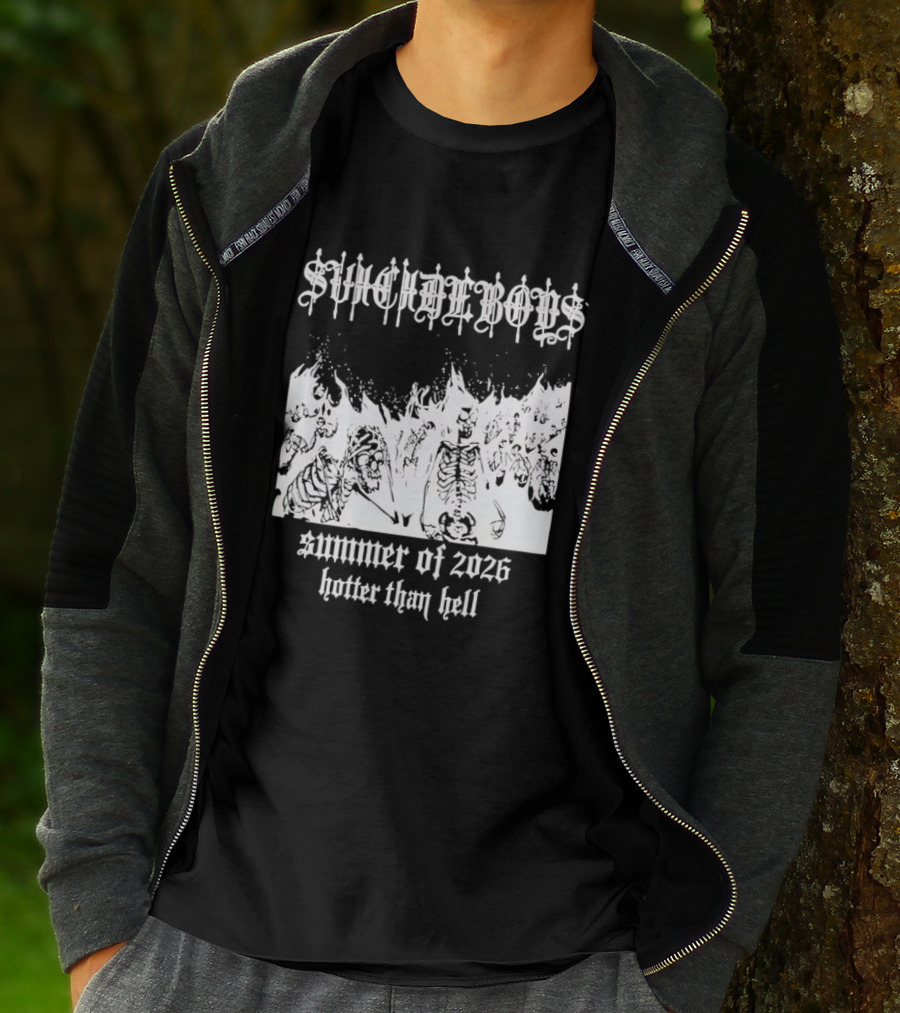 Suicideboys Summer Of 2026 Hotter Than Hell Skeletons T-Shirt