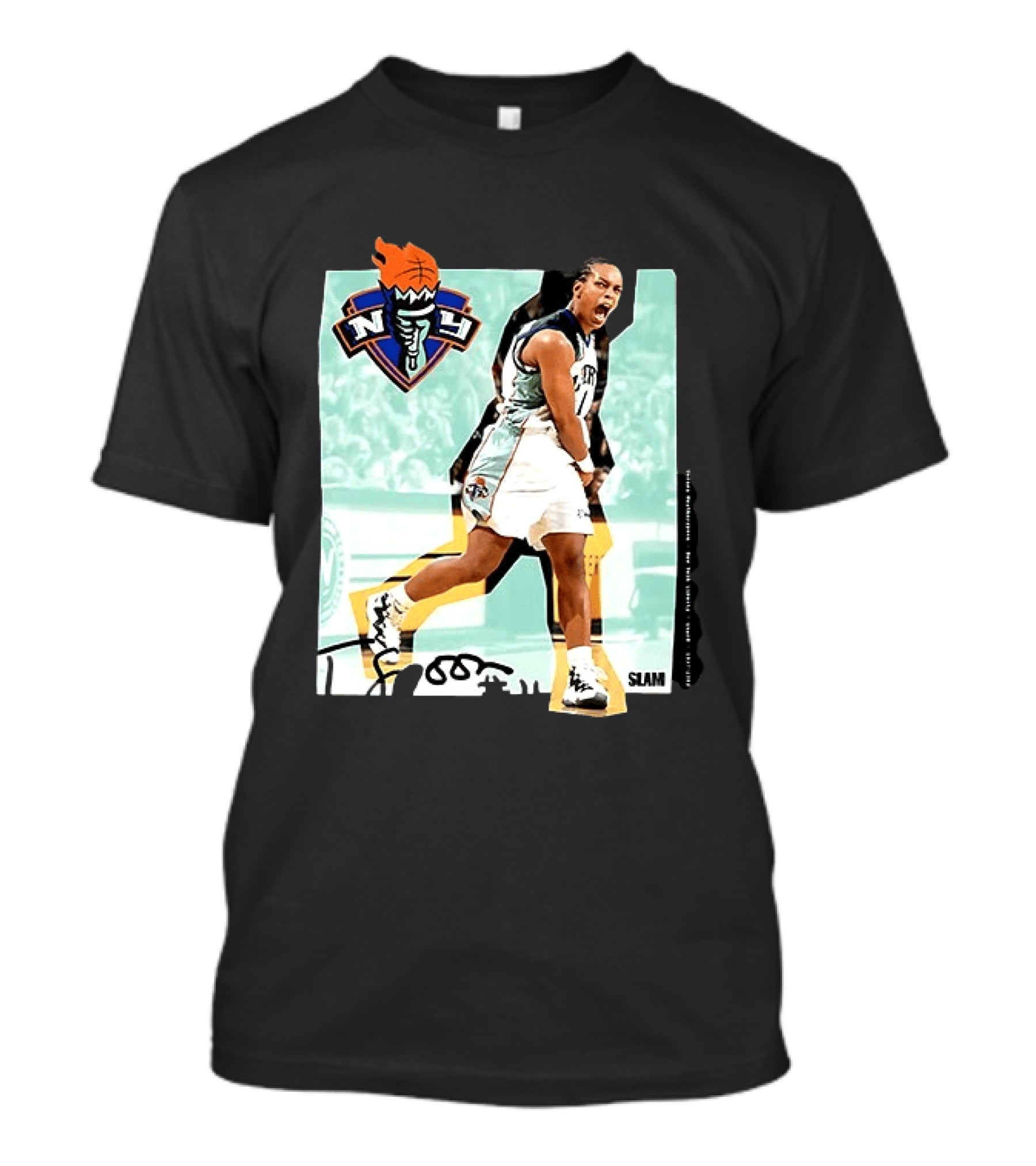 WNBA Legends Teresa Weatherspoon New York Liberty SLAM T-Shirt