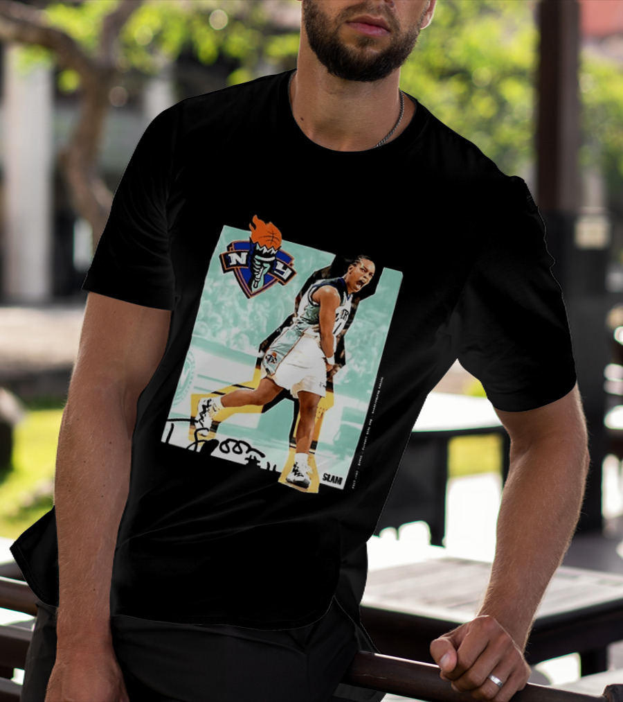 WNBA Legends Teresa Weatherspoon New York Liberty SLAM T-Shirt