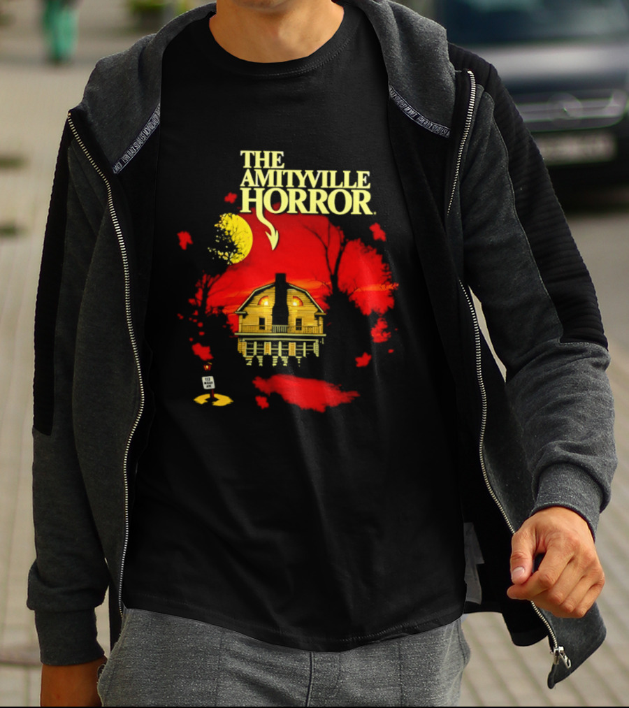 The Amityville Horror Haunted House Red Sky T-Shirt