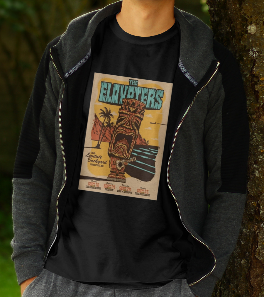 The Elovaters 2026 Levitate Backyard Marshfield MA Event With The Guess Who Max DJ Boppa Emily Rose Sept 18 25 T-Shirt