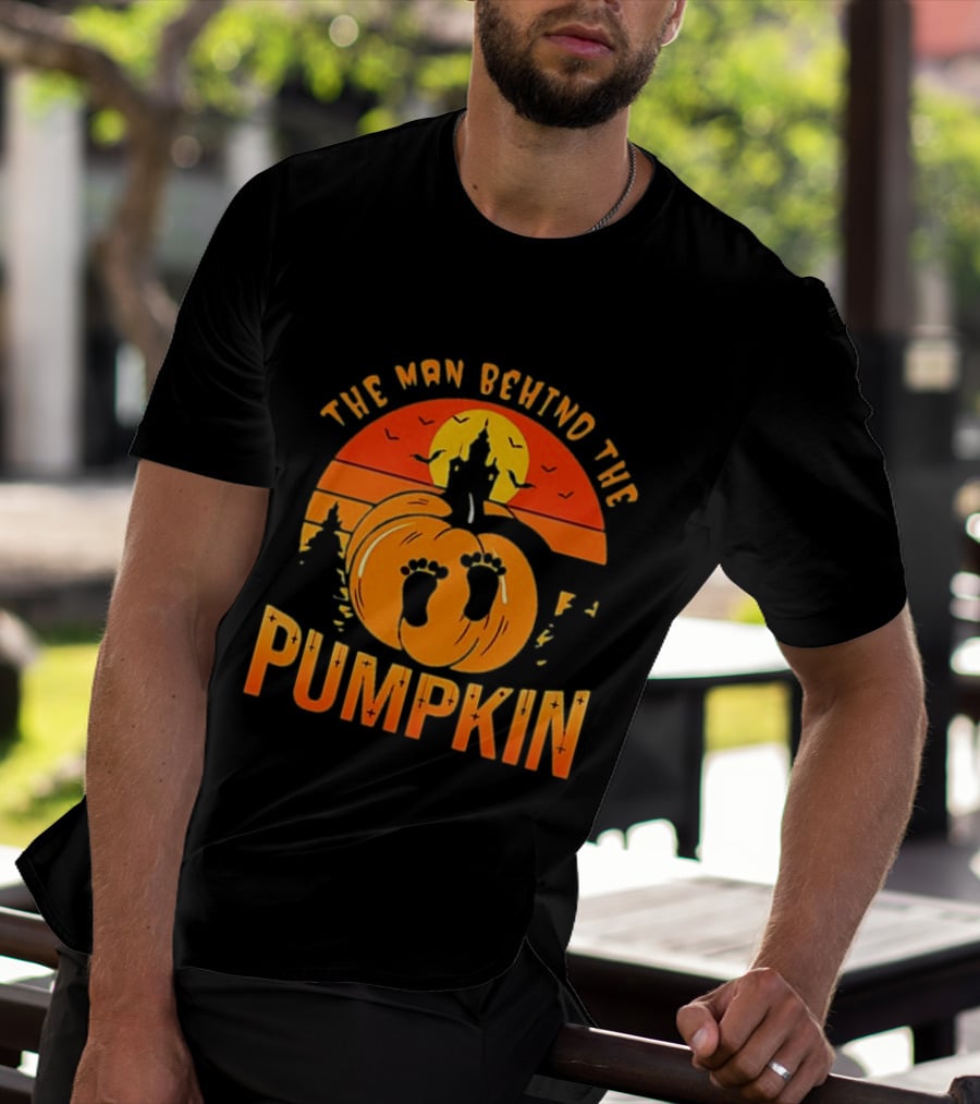 The Man Behind The Pumpkin Halloween 2026 T-Shirt