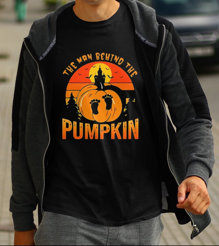The Man Behind The Pumpkin Halloween 2026 T-Shirt