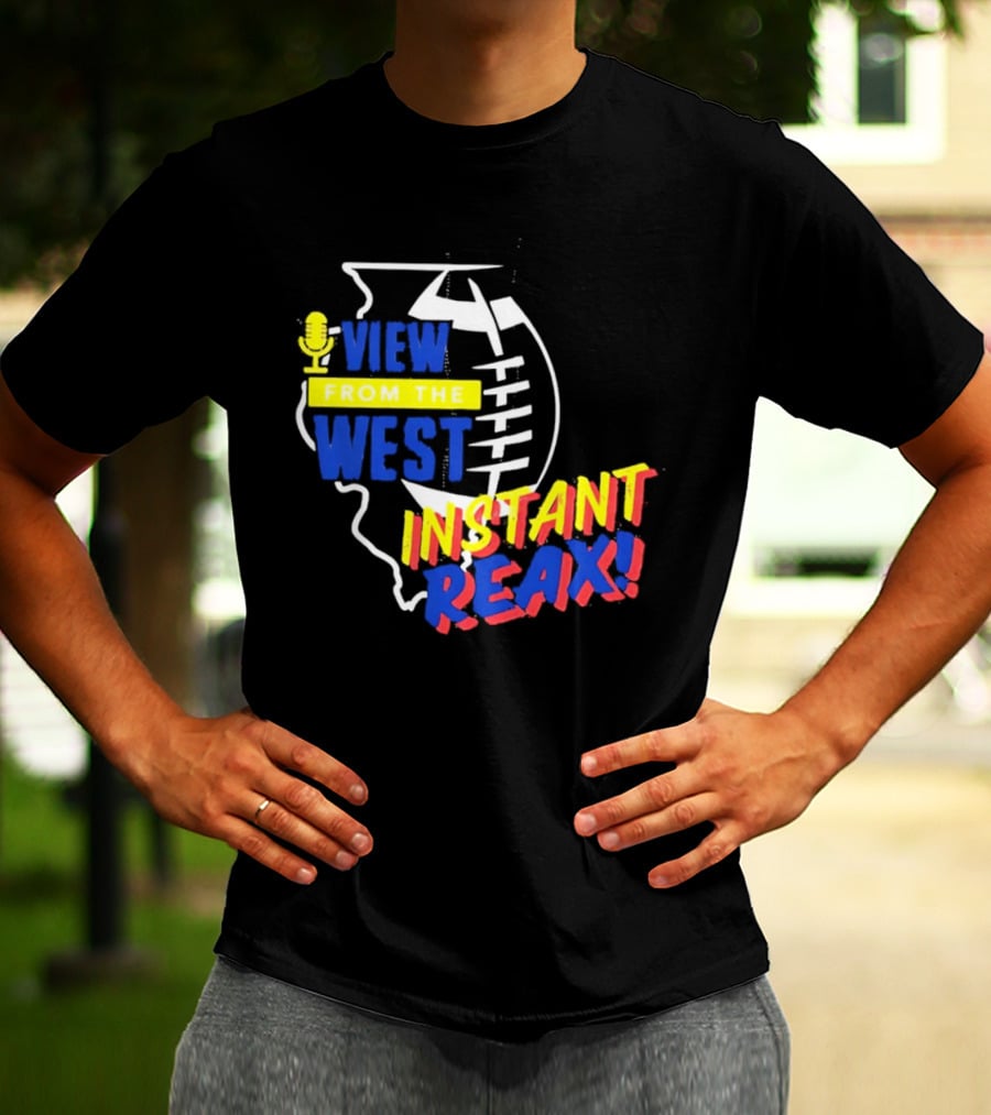 View From The West Instant Reax Illinois Football T-Shirt
