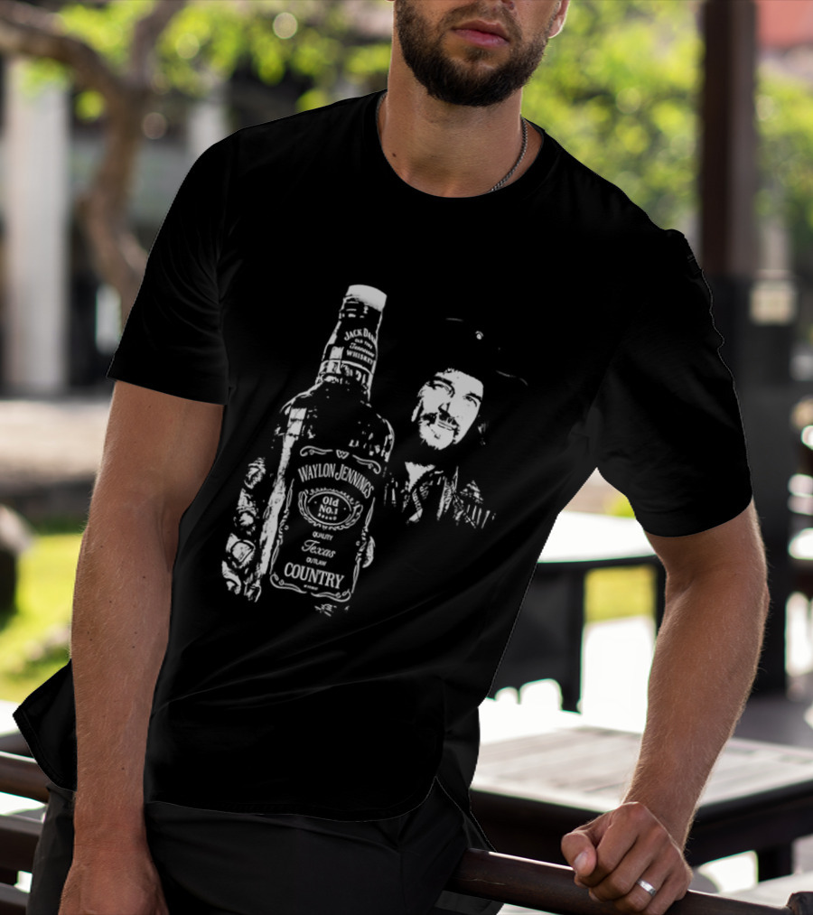 Waylon Jennings Old No 8 Brand Texas Country T-Shirt