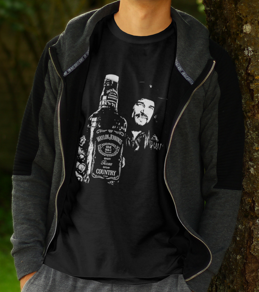 Waylon Jennings Old No 8 Brand Texas Country T-Shirt