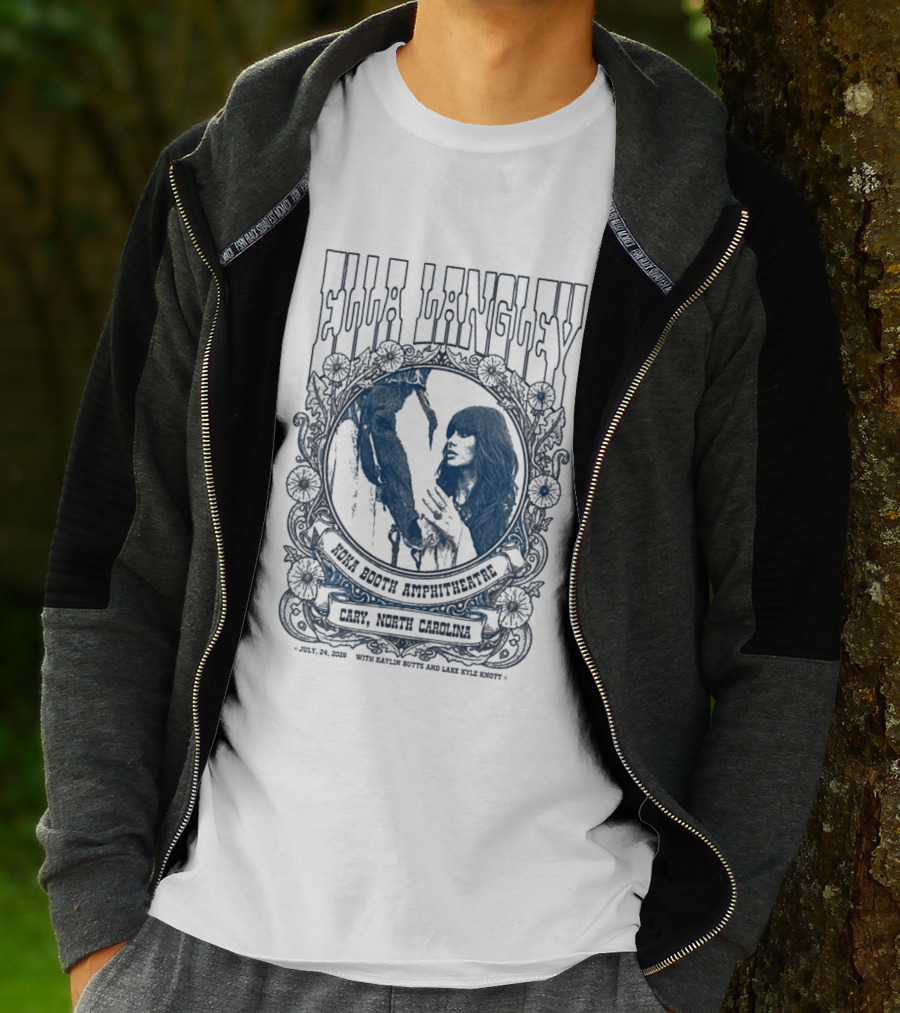 Ella Langley Kaylin Butts Lake Kyle Knott Live Koka Booth Amphitheatre Cary NC 2026 T-Shirt