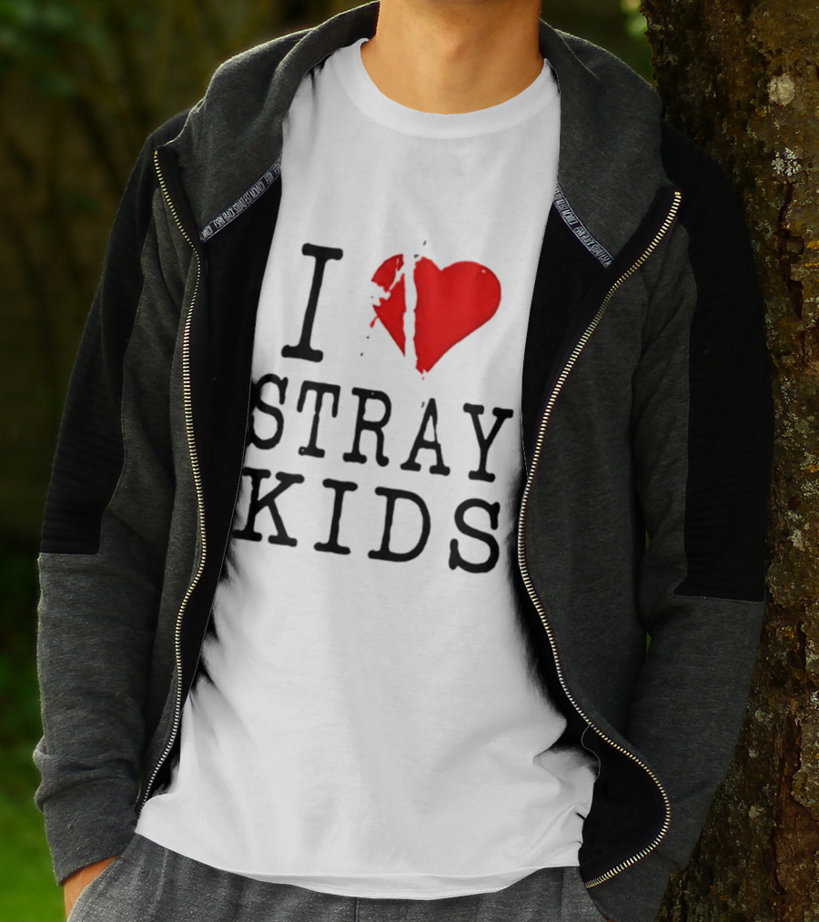 I Love Stray Kids Broken Heart T-Shirt