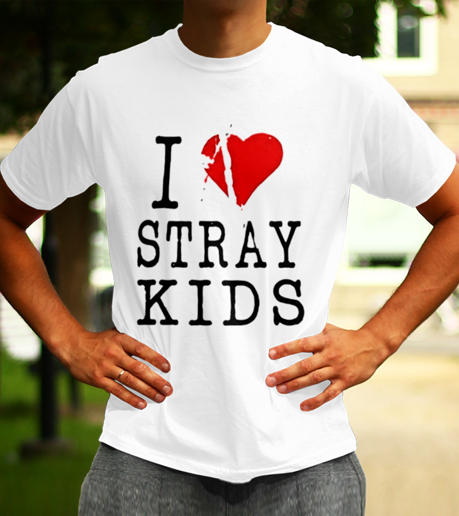 I Love Stray Kids Broken Heart T-Shirt