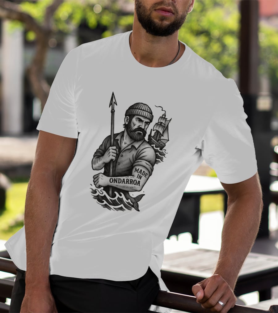 Inigo Martinez Basque Planet Made In Ondarroa Sailor And Ship T-Shirt